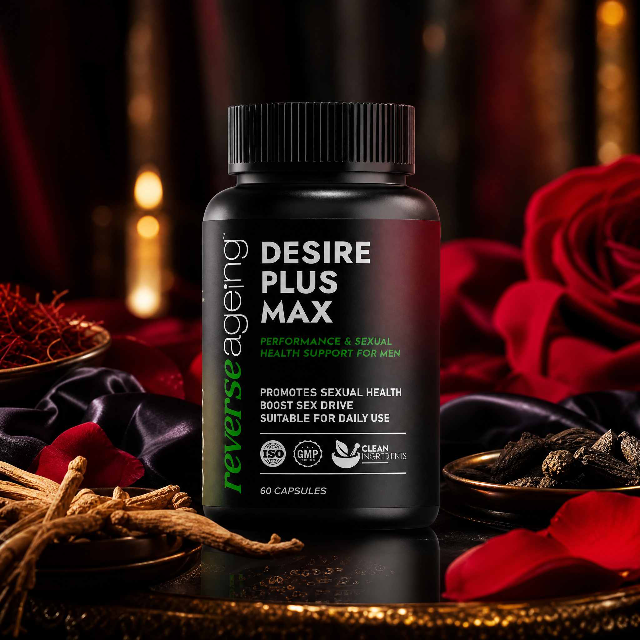 Desire Plus Max men's vitality supplement ingredients and details