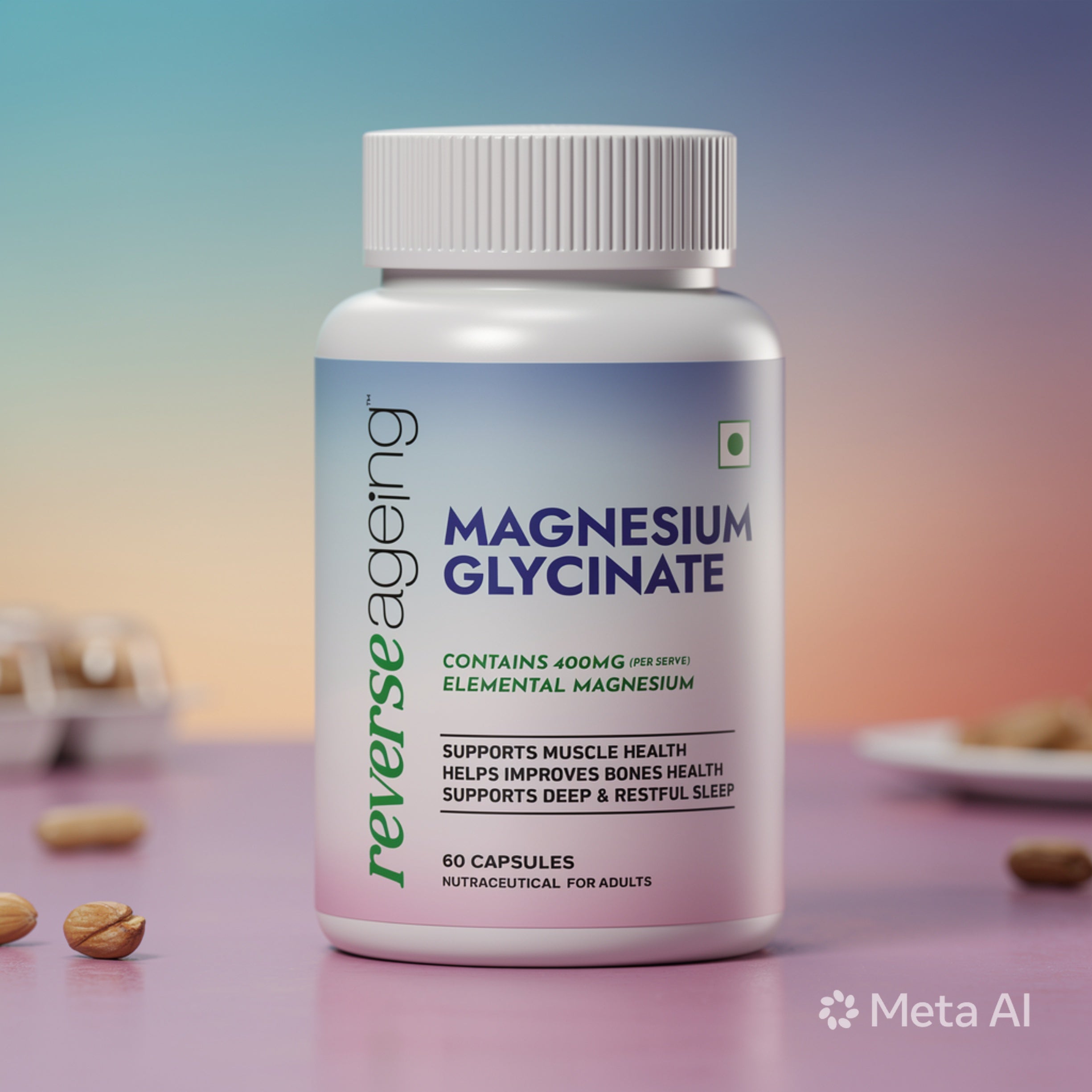 Magnesium Glycinate 400mg supplement ingredients and details